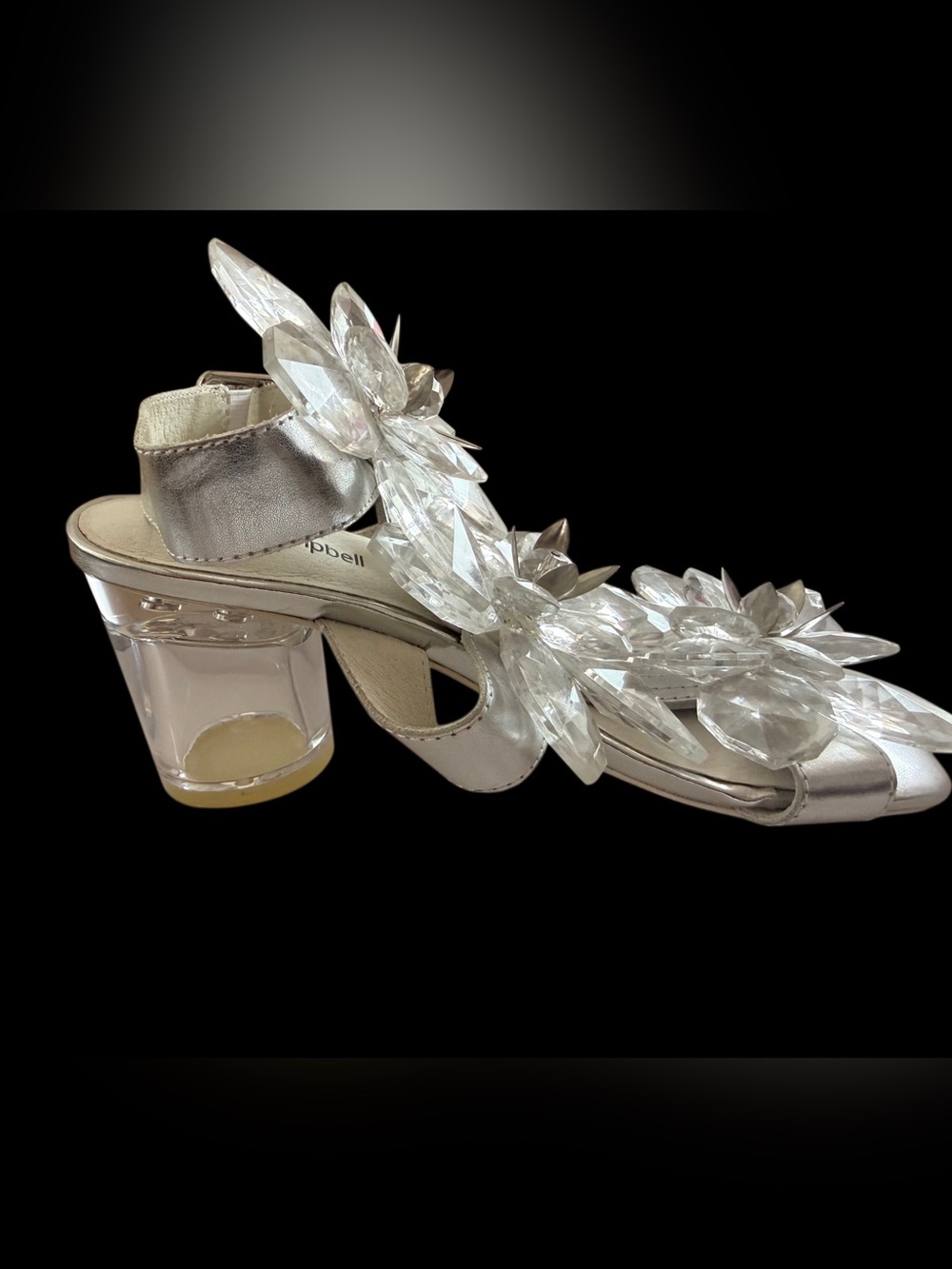 Jeffrey Campbell "Violit" Embellished 
Floral Sandal NEW! Sz 7 CINDERELLA Sandal - Picture 16 of 16